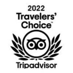 Badge recognizing Little Arches as Tripadvisor Travelers’ Choice 2022 Best of the Best. Reviews place hotel in the top 1% worldwide.